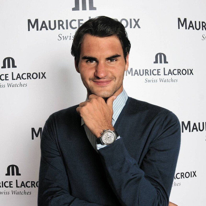 Roger Federer Maurice Lacroix órával.