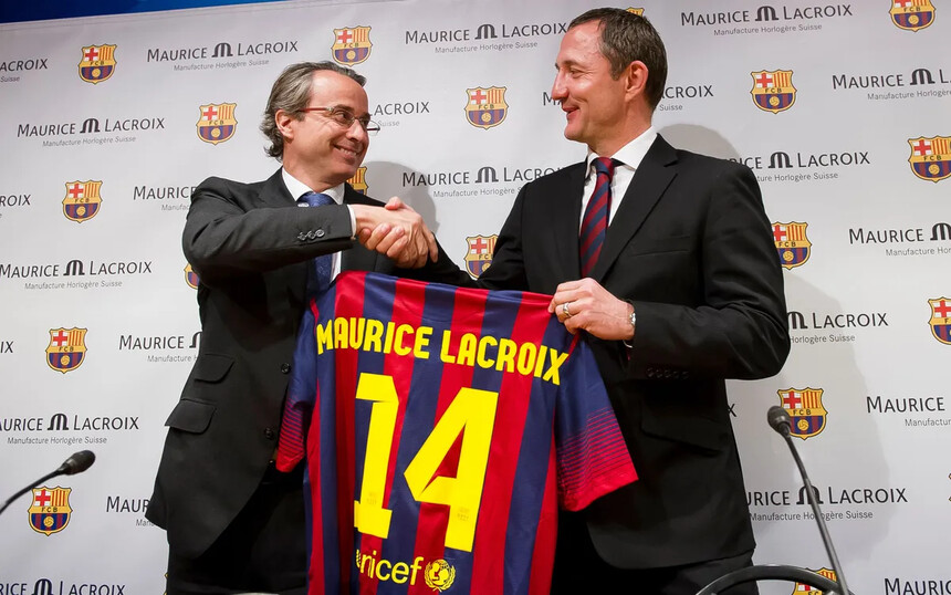 Az FC Barcelona és a Maurice Lacroix szponzori szerződést kötöttek. Forrás: https://www.fcbarcelona.fr/