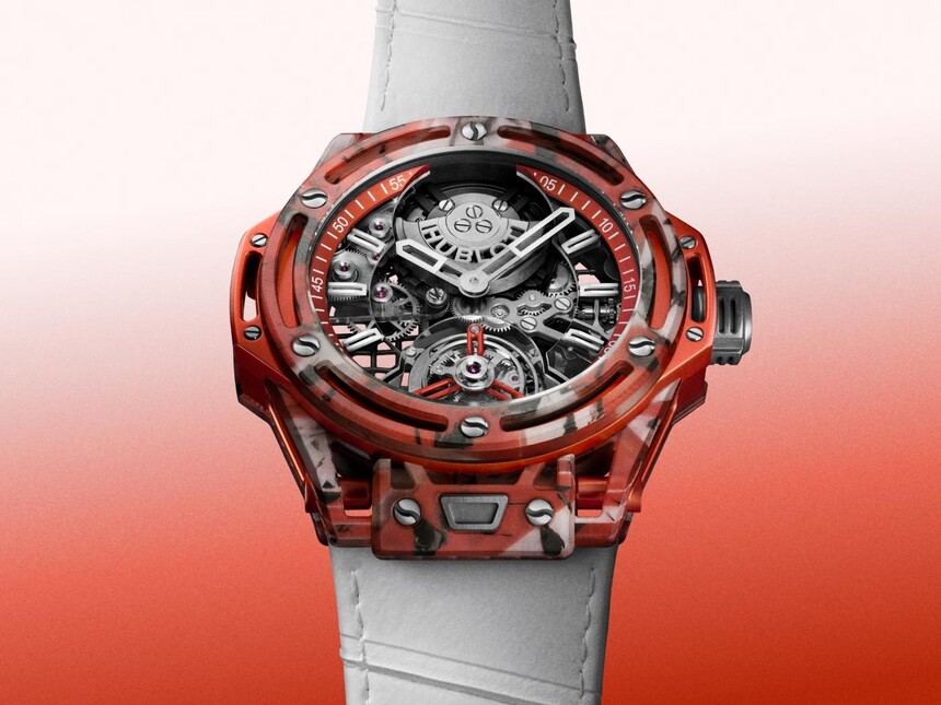 Big Bang Tourbillon Novak Djokovic Goat Edition Orange. Fotó: Hublot