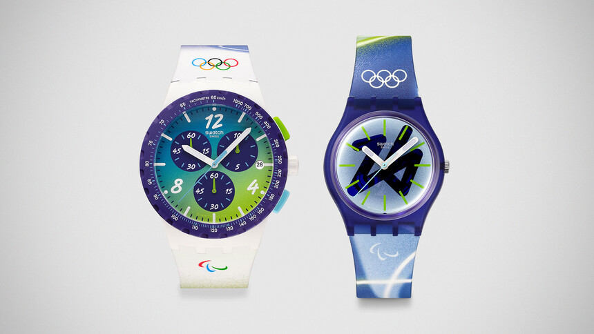SWATCH OLYMPIC GAMES MILANO CORTINA 2026 Collection. Forrás: Swatch