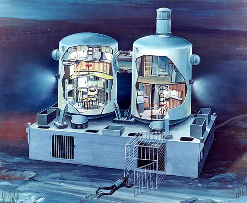 Tektite állomás; forrás: General Electric Company