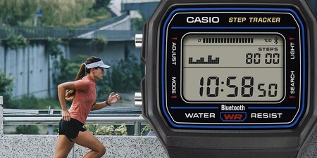 Retro Casio F-B100 lépésszámlálóval – Olyan, mint az F91, amit összekapcsolhatsz a mobiloddal
