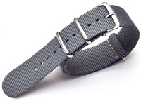 Nylon óraszíj Ricardo Kronplatz, szürke V1, NATO