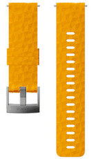 Szilikon óraszíj Suunto 24mm (kompatibilis Suunto Spartan Sport WHR Baro), sárga
