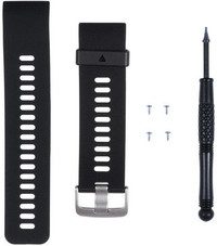 Szilikon óraszíj Garmin (kompatibilis Forerunner 35), fekete, S00-00677-00