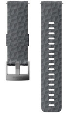 Szilikon pánt Suunto 24mm (pro Suunto Spartan Sport, Spartan Sport Wrist HR/Baro, Suunto 9), szürke