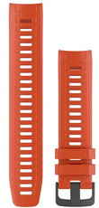 Szilikon óraszíj Garmin 22mm (kompatibilis Instinct), piros, 010-12854-02