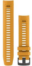 Szilikon óraszíj Garmin 22mm (kompatibilis Instinct), sárga, 010-12854-03