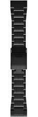 Titán karkötő Garmin 26mm (pro Garmin Fenix 8/7X/6X (51mm), Tactix aj.), fekete V2, QuickFit