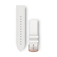 Bőrszíj Garmin 20mm (pro Venu, Venu Sq, Venu 2 plus aj.), fehér V1, Quick Release