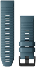 Szilikon óraszíj Garmin 26mm (kompatibilis Garmin Fenix 8/7X/6X (51mm), Tactix stb.), kék V2, QuickFit, 010-12864-03