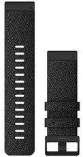 Nylon óraszíj Garmin 26mm (kompatibilis Garmin Fenix 8/7X/6X (51mm), Tactix stb.), szürke, QuickFit, 010-12864-07