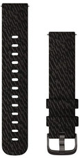 nylon óraszíj Garmin 20mm (kompatibilis Venu, Venu Sq, Venu 2 plus stb.), fekete V1, Quick Release, 010-12924-13