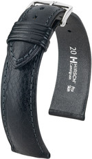 bőr óraszíj Hirsch Camelgrain L 01009050-2, fekete, borjúbőr, hossz L, Quick Release
