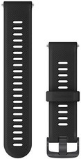 Szilikon óraszíj Garmin 22mm (kompatibilis Forerunner 745), fekete, 010-11251-9B