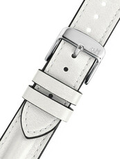 Bőr óraszíj Morellato Sailing M 5617C03.017, fehér