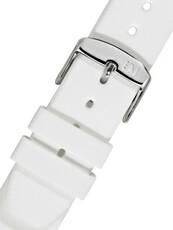 Műanyag pánt Morellato Lugano Rubber M 5183556.017, fehér, Quick Release