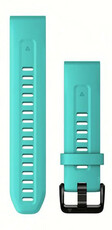 szilikon óraszíj Garmin 20mm (kompatibilis Garmin Fenix 8/7S/6S (43mm), stb.), kék V1, QuickFit, 010-13102-05