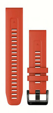 szilikon óraszíj Garmin 22mm (kompatibilis Garmin Fenix 8/7/6 (47mm), Epix 2 stb.), piros V3, QuickFit, 010-13111-04