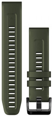 szilikon óraszíj Garmin 22mm (kompatibilis Garmin Fenix 8/7/6 (47mm), Epix 2 stb.), zöld V1, QuickFit, 010-13111-03