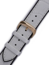 Bőr óraszíj Orient UDDKUGW 19mm (kompatibilis model CDB01), fehér