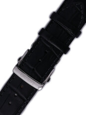 Bőr óraszíj Orient UDEZASB 22mm (kompatibilis FFM03), fekete