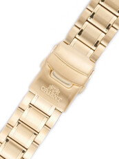Rozsdamentes acél óraszíj Orient KDDQJAA 22mm (kompatibilis FEU07), arany
