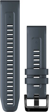szilikon óraszíj Garmin 22mm (kompatibilis Garmin Fenix 8/7/6 (47mm), Epix 2 stb.), kék V2, QuickFit, 010-13111-05