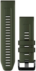 szilikon óraszíj Garmin 26mm (kompatibilis Garmin Fenix 8/7X/6X (51mm), Tactix stb.), zöld V1, QuickFit, 010-13117-03