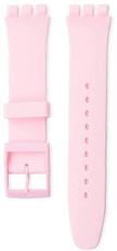 Szilikon óraszíj Ricardo Barletta 17mm (kompatibilis Swatch), rózsaszín