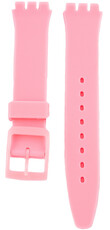 Szilikon óraszíj Ricardo Barletta (kompatibilis Swatch), rózsaszín