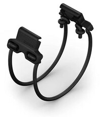 Szilikon óraszíj Garmin 20mm Bungee Mount (kompatibilis a Garmin Fenix 8/7S/6S (43mm) stb. modellekkel), fekete, QuickFit, 010-13249-00