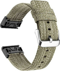 nylon óraszíj Ricardo Cervinia 22mm, Green, QuickFit