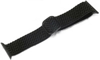 nylon óraszíj Ricardo (kompatibilis Apple Watch 38/40/41mm), fekete V2