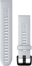 Szilikon óraszíj Garmin 20mm (Fenix 7S/6S/5S), fehér V3, QuickFit, 010-13102-03