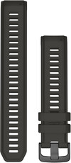 Szilikon óraszíj Garmin 22mm (kompatibilis Instinct), fekete V2, 010-13105-00