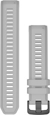 Szilikon óraszíj Garmin 22mm (kompatibilis Instinct), szürke, 010-13105-01