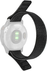 nylon óraszíj Ricardo Cortina 20mm, Black, átfűzős