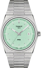Tissot PRX Quartz T137.410.11.091.01  (Tiffany Blue színben)
