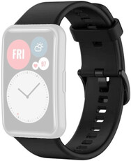 Szilikon pánt Ricardo 20mm (pro Huawei Watch Fit), fekete, + csere tartozékok