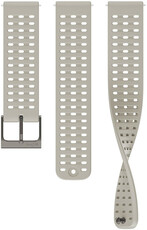 Szilikon pánt Suunto 22mm (pro Suunto 5 Peak, 9 Peak, Pro), szürke, Quick Release, méret S-L