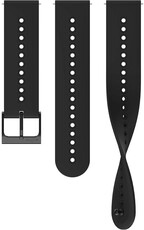 Szilikon pánt Suunto 22mm (pro Suunto 5 Peak, 9 Peak, Pro), fekete, Quick Release, méret S+M