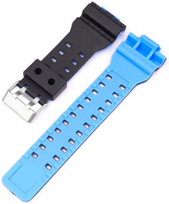 Műanyag pánt Ricardo 16mm (pro Casio G-Shock GA-100, GA-110, GD-120, GLS-100), fekete V7