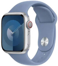 Szilikon pánt Apple (pro Apple Watch 38/40/41mm), kék V1, méret S/M