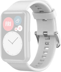 Szilikon óraszíj Ricardo Cime Bianche 20mm (kompatibilis Huawei Watch Fit), White