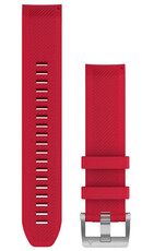 szilikon óraszíj Garmin 22mm (kompatibilis Garmin Fenix 8/7/6 (47mm), Epix 2 stb.), piros V4, QuickFit, 010-12738-17