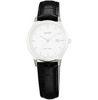 Bőr óraszíj Orient UDDJLSB 14mm (kompatibilis model SZ3N), fekete
