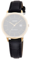 Bőr óraszíj Orient UL00F011G0 14mm (kompatibilis model RF-QA00), fekete