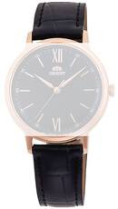 Bőr óraszíj Orient UL00H011P0 15mm (kompatibilis RA-QC17), fekete