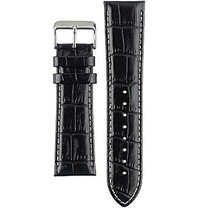 bőr óraszíj Orient UL016012J0 20mm (kompatibilis RA-AG00), fekete
